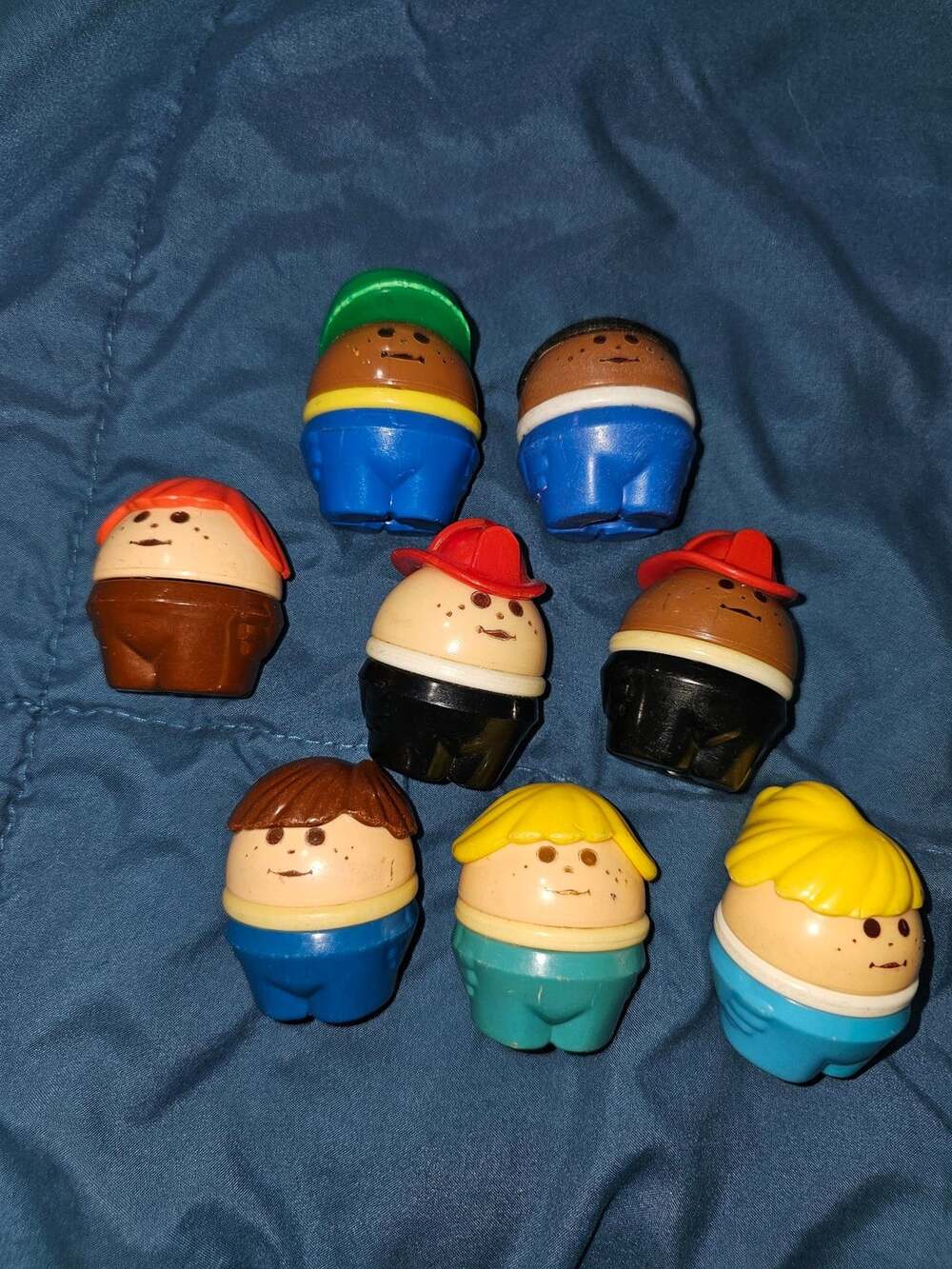 Vintage Little Tikes Toddle Tots Chunky Figures Lot of 8